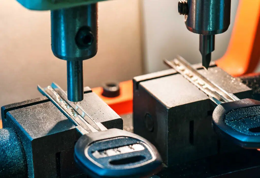 Car key cutting