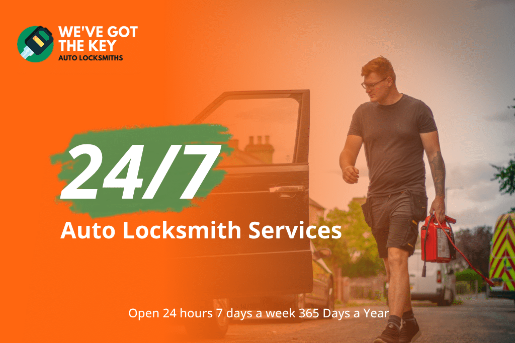 24/7 auto locksmith services